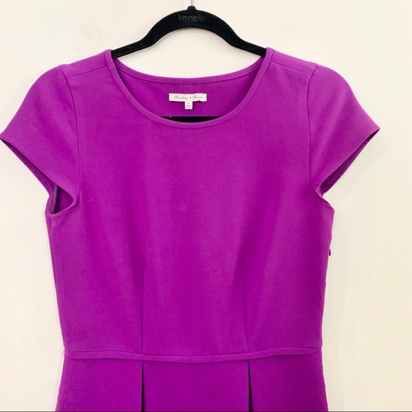 🌸 BROADWAY & BROOME Purple Tailored Mini Dress - Picture 3 of 10